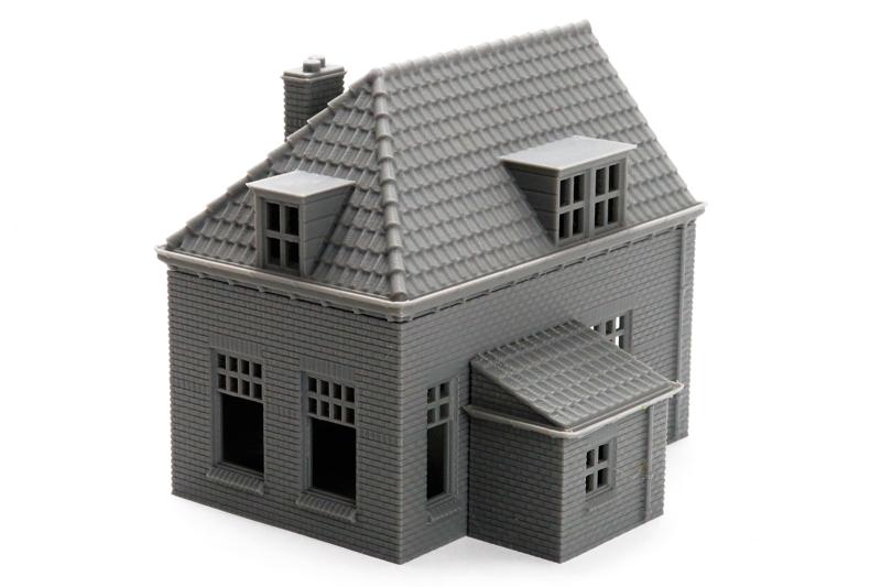Oosterbeek Brick Row House SS01 - Operation Market Garden Inspired 3D Print File