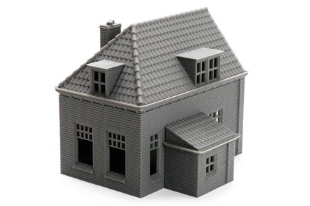 Oosterbeek Brick Row House SS01 - Operation Market Garden Inspired 3D Print File