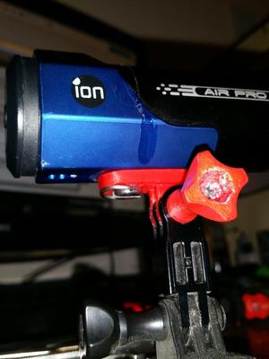 gopro to camera 1/4" screw. connect any action cam