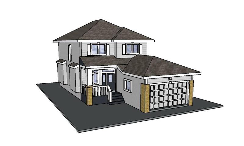 PREMIUM N Scale Suburban Home #4