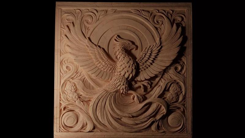 Phoenix CNC 3d Print High Relief Sand Casting