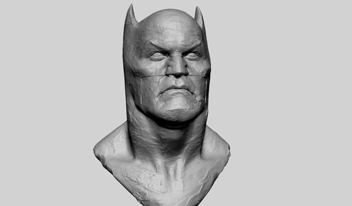 Batman Bust Clay