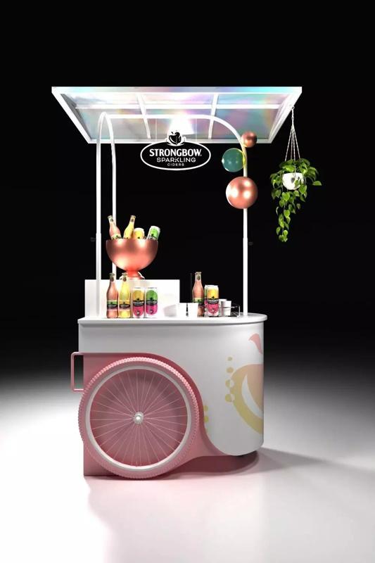 Mobile drink cart