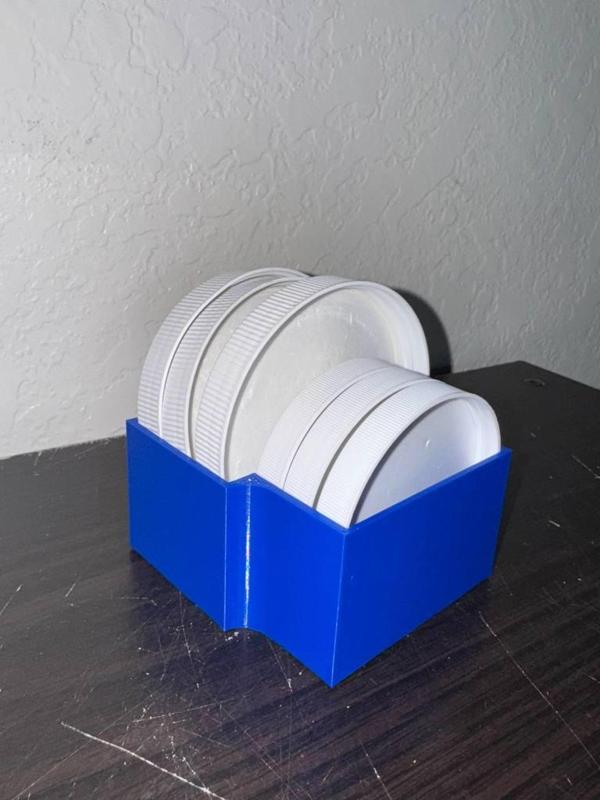 Big/ small screw cap lid holder