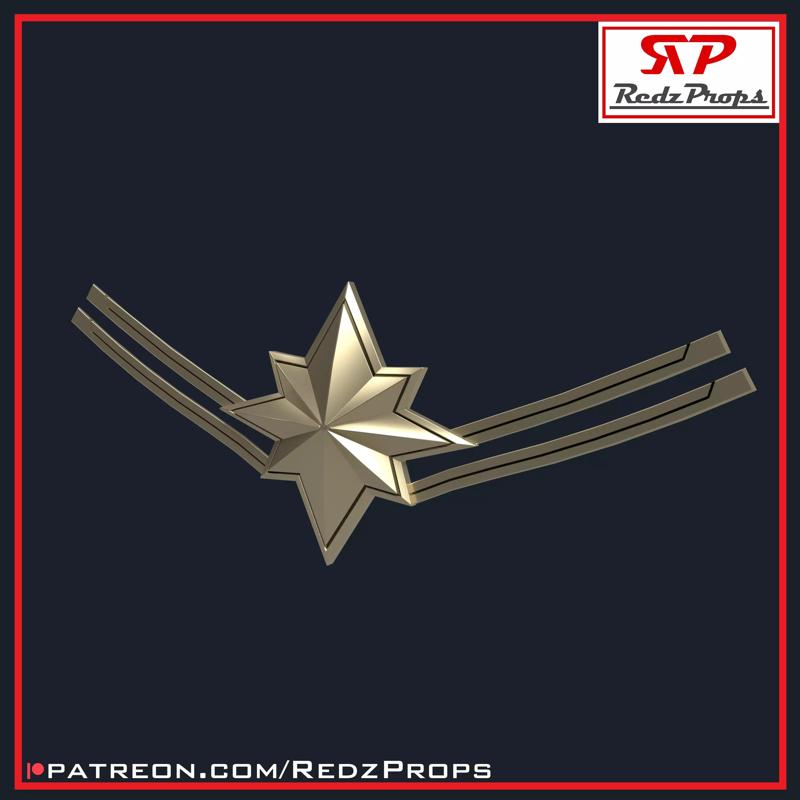 Captain Marvel Emblem Cosplay Prop