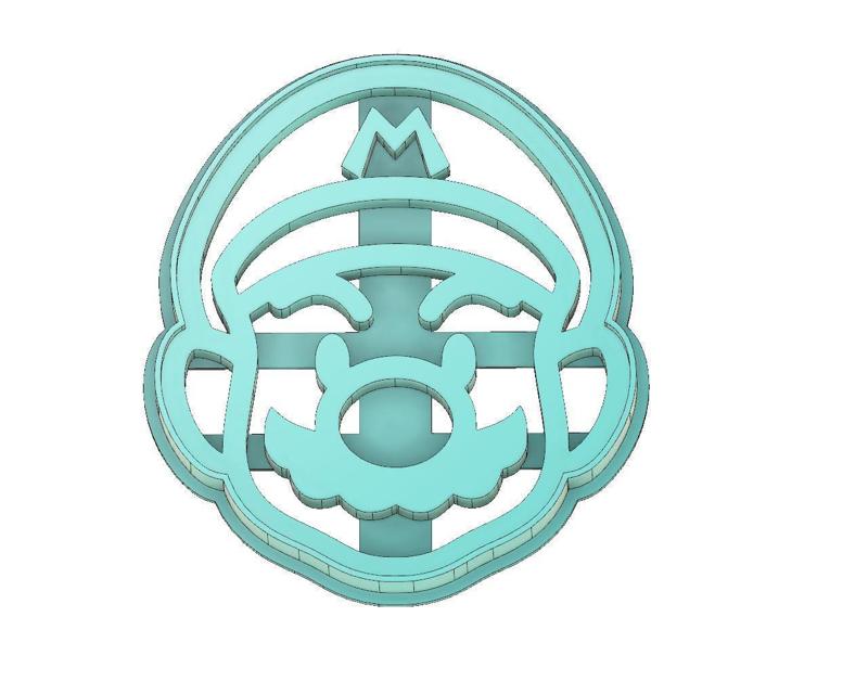 MARIO BROS COOKIE CUTTER, SUPER MARIO BROS COOKIE CUTTER, MARIO BROS, COOKIE CUTTER, FONDANT CUTTER