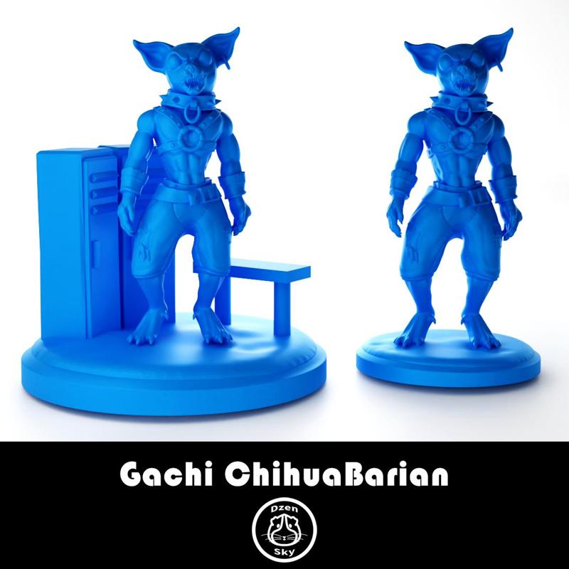 Gachi Chihua Barbarian (DnD, Pathfinder)