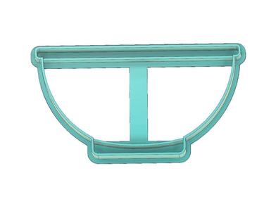 BOWL COOKIE CUTTER, CHEF COOKIE CUTTER, KITCHEN COOKIE CUTTER, COOKING, CHEF, KITCHEN, BOWL