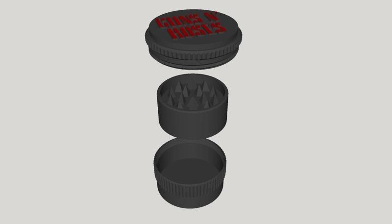 Grinder Weed Guns n Roses - Grinder with thread