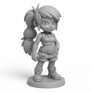 Dofus Feca's Shield Women STL