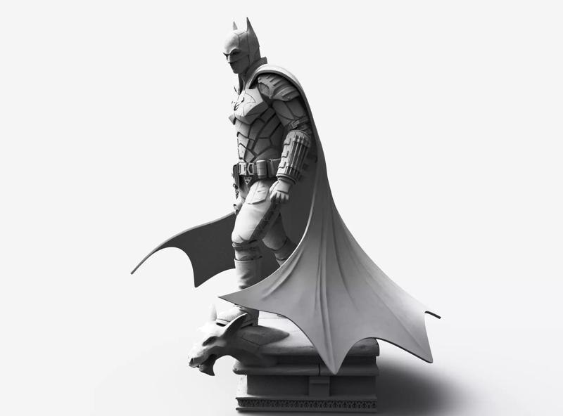 The Batman statue