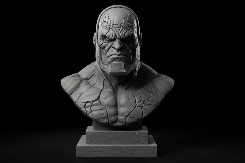 Darkseid Bust - DC Villain 3D Printable Fan Art