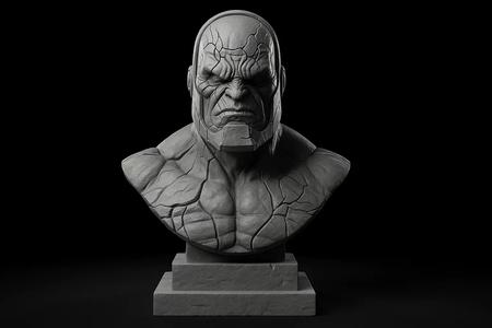 Darkseid Bust - DC Villain 3D Printable Fan Art