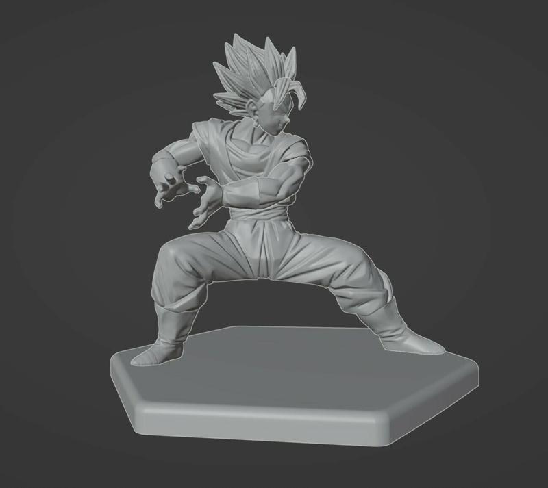 Vegito Blue Final Kamehameha Charging