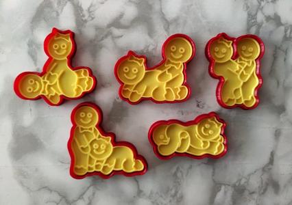 set of cutters + marker km-asutra CUTTER OF COOKIES VALENTINE'S DAY Cookie Cutter Kamasutra cutters