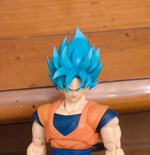 Super saiyan blue Goku compatible with sh figuarts
