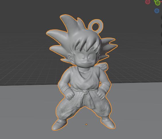 Goku Keychain free model