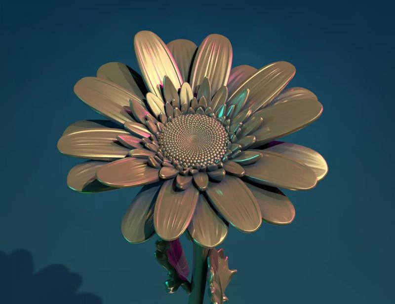 Daisy Gerbera sculpture