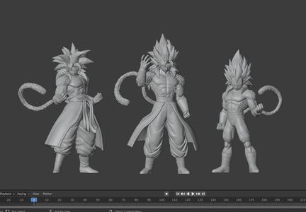 Xeno Vegito SSJ4 Fusion Pack