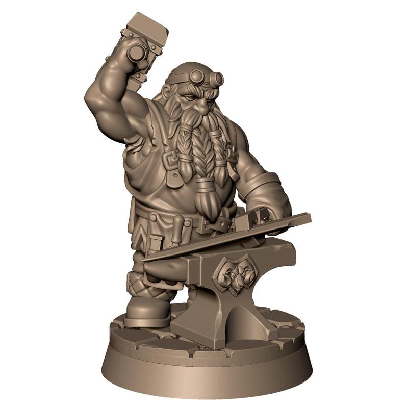 Steel Ram Clan dwarf blacksmith