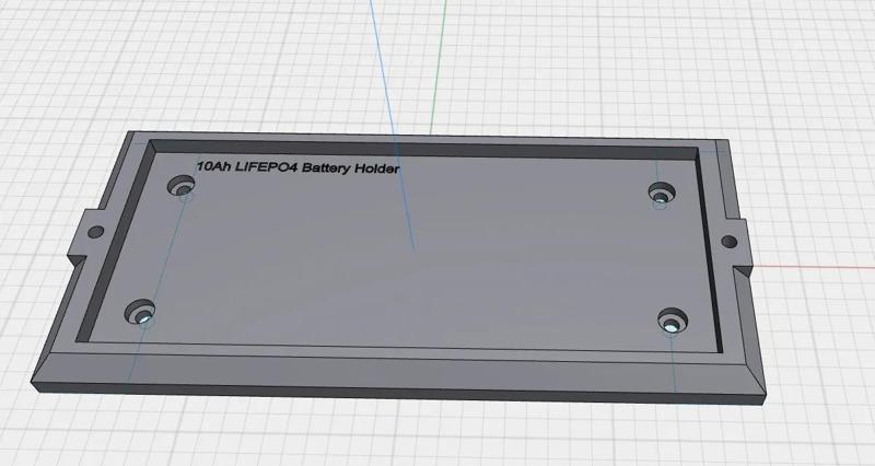 10Ah LIFEPO4 Battery Holder   