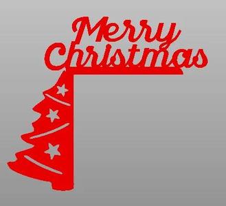 Christmas Door Trim Corner Left   