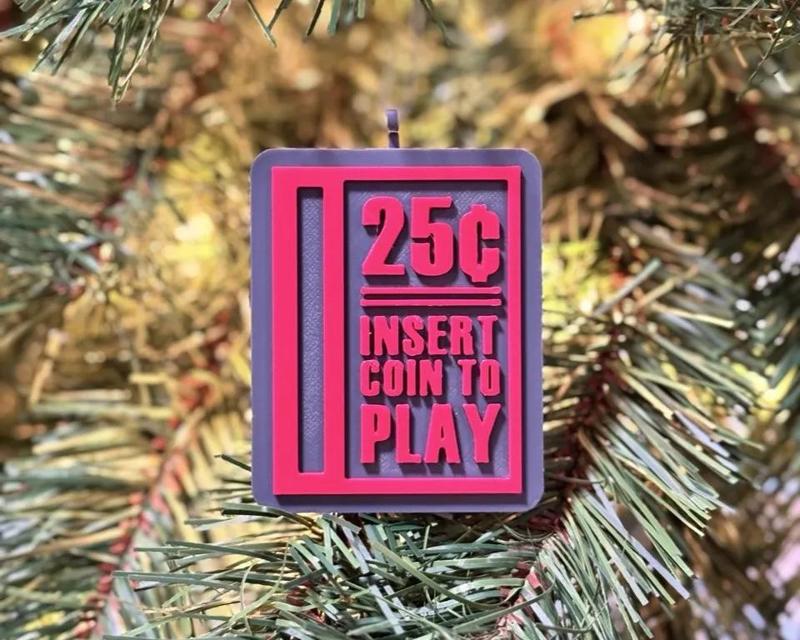 Arcade Coin Slot - Christmas Ornament (Hot-Swap, Multi-Color)   