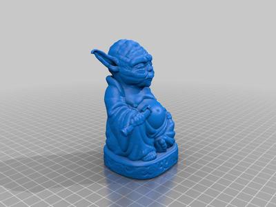 yoda but budda 