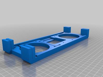 RV fridge cooling fan mount 80mm
