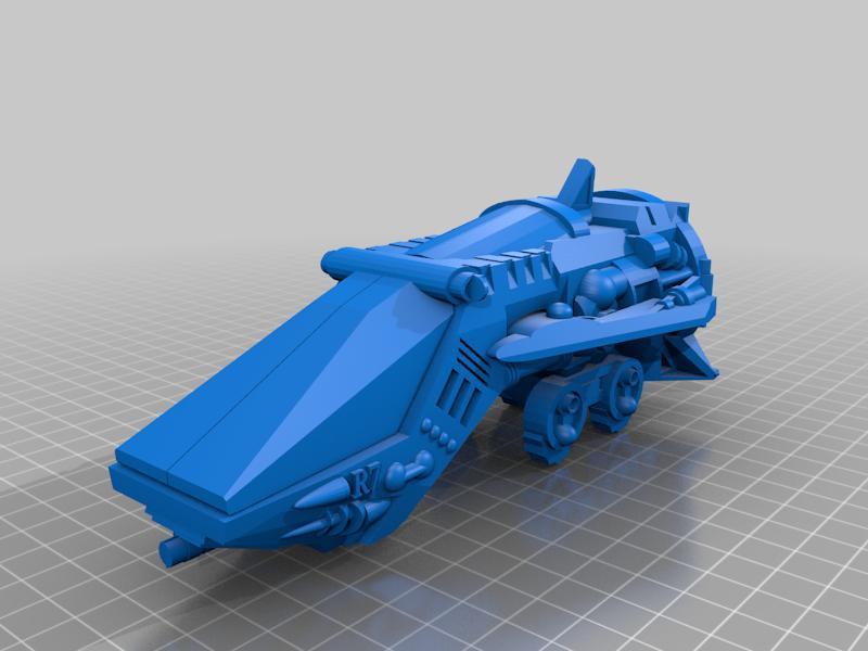 R7 R-Type Spaceship Model