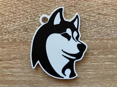 Husky keychain 