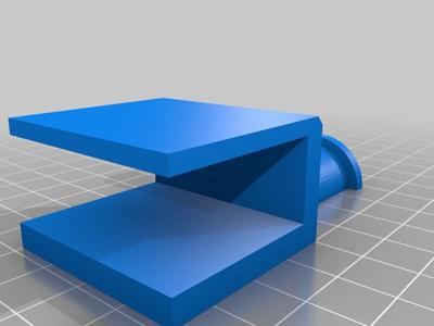 16mm shelf headphone clip