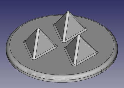 Paint cone or point for small pieces