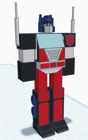 Cybertronian Optimus Prime robot mode (WIP)   