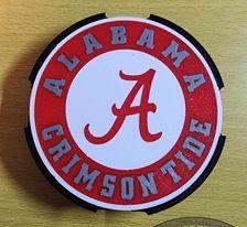 Alabama Rolling Tide Coaster Set