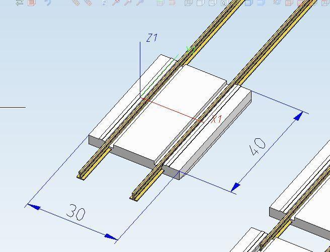 Betonplatte H0 1:87 - Bahnübergang / Industriegleis