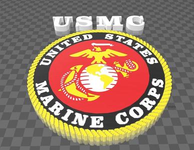 USMC Logo Multi Color