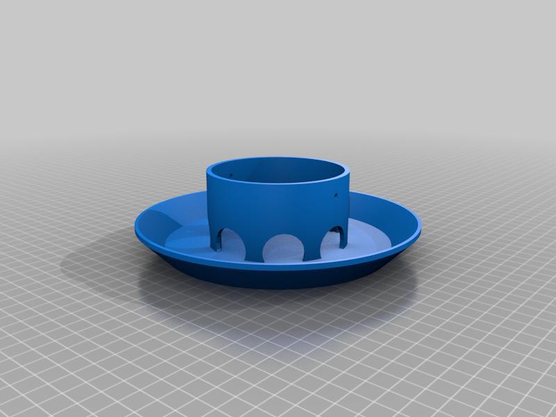 Chicken feeder for pvc Tube 80mm