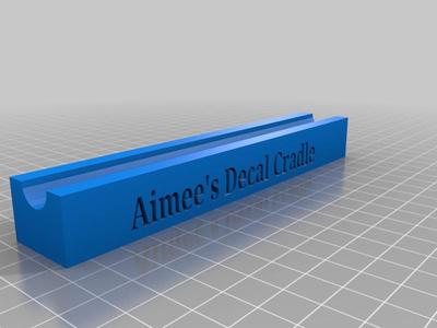 Decal Cradle