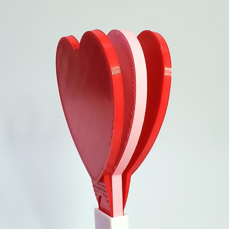 'The Love Clap' Fun Heart-Shaped Clapper Toy :: Valentine's Day Noisemaker Party Favor