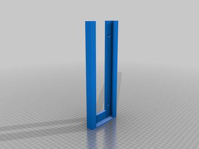 wine glass rack Mounting the glass to a cabinet or shelf 