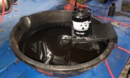 oil pan filter holder