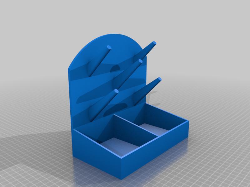 Hear rubber band organizer