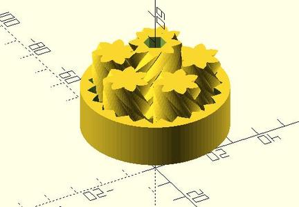 Extended and cutaway planetary gear