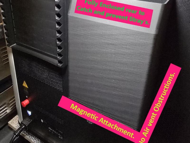 H2D Poop Chute magnetic Purge Bucket , Low profile