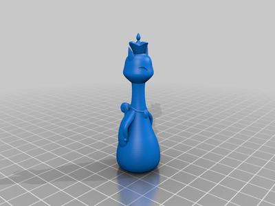 Chess Cat (Queen Cat) Reyna Gato 