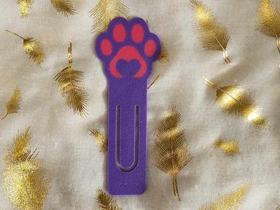 Paw Print Bookmark AMS version