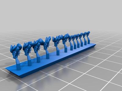 Flies for basing (4 wings)