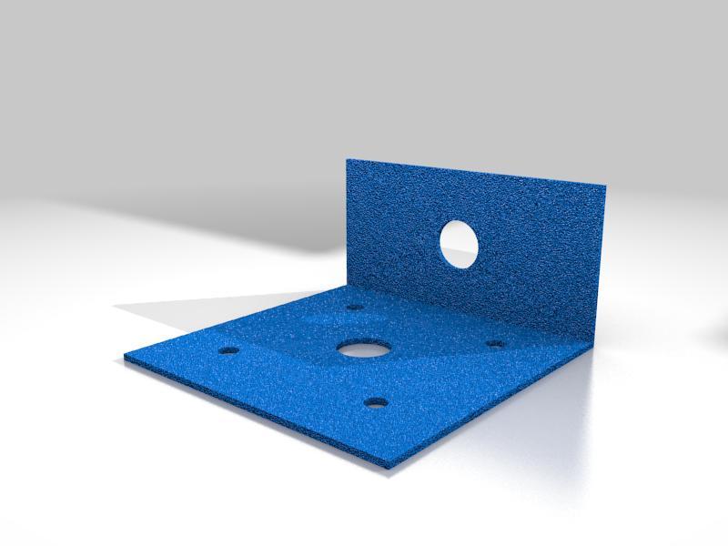 NMO Antenna Rail Mount Bracket