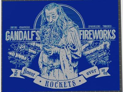 HueForge Gandalf Fireworks